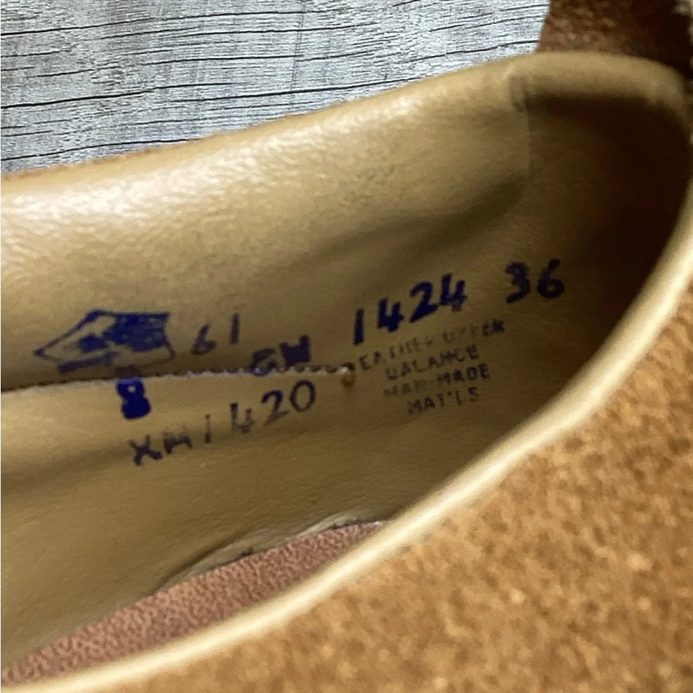 Vintage‎ 1970's Grizzlies Brown Causal Chukka Style Shoes  Men's 8 Women's 9.5